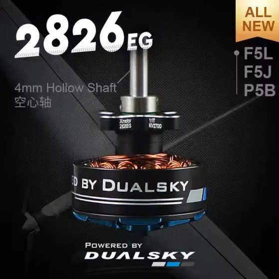 DUALSKY XM2826EG 2308 P5B F5K F5L(eRES) Remote Control Glider Folding Paddle Motor for UAV